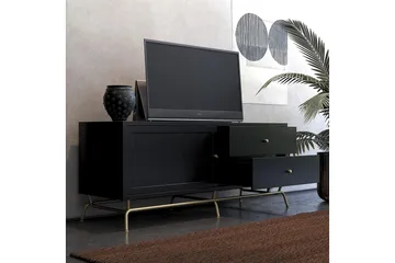 Nova TV-benk 150x50 cm Svart - CosmoLiving - Møbler - TV- & Mediamøbler - TV benk & mediabenk