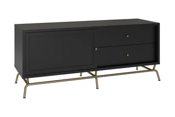 Nova TV-benk 150x50 cm Svart - CosmoLiving - Møbler - TV- & Mediamøbler - TV benk & mediabenk