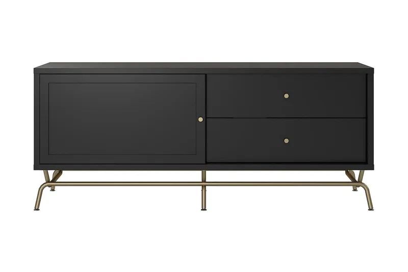 Nova TV-benk 150x50 cm Svart - Møbler - TV- & Mediamøbler - TV benk & mediabenk