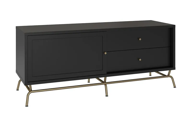 Nova TV-benk 150x50 cm Svart