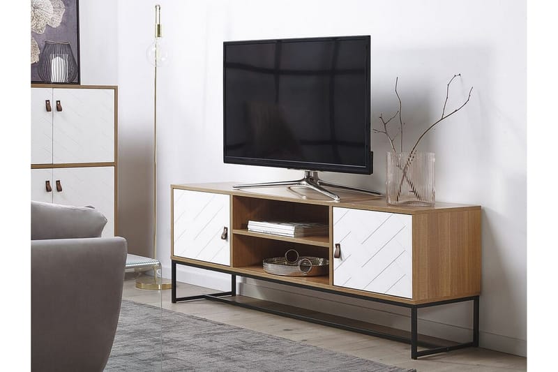 Nueva TV-benk 150x40 cm - tre/natur - Møbler - TV- & Mediamøbler - TV benk & mediabenk