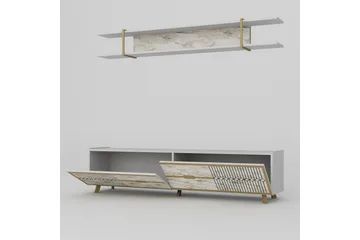 Ocotla TV-benk 179,8 cm - Hvit - Møbler - TV- & Mediamøbler - TV benk & mediabenk