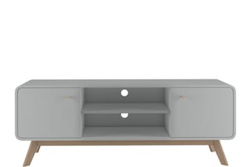 Olivet Tv-benk 140 cm - Grå - Møbler - TV- & Mediamøbler - TV benk & mediabenk