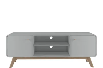 Olivet Tv-benk 140 cm - Grå - Møbler - TV- & Mediamøbler - TV benk & mediabenk