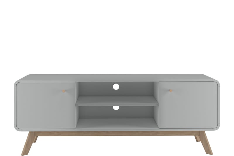 Olivet Tv-benk 140 cm, Grå