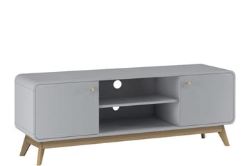 Olivet Tv-benk 140 cm - Grå - Møbler - TV- & Mediamøbler - TV benk & mediabenk