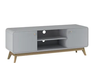 Olivet Tv-benk 140 cm - Grå - Møbler - TV- & Mediamøbler - TV benk & mediabenk