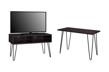 Owen TV-benk 107x50 cm Espresso - Dorel Home - Møbler - TV- & Mediamøbler - TV benk & mediabenk