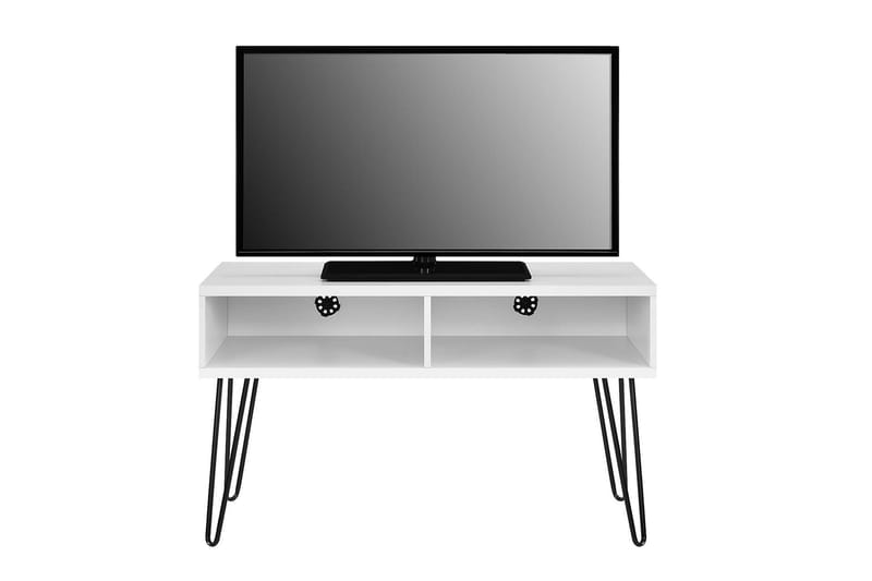 Owen TV-benk 107x50 cm Hvit - Dorel Home - Møbler - TV- & Mediamøbler - TV benk & mediabenk