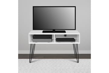 Owen TV-benk 107x50 cm Hvit - Dorel Home - Møbler - TV- & Mediamøbler - TV benk & mediabenk