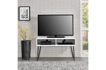 Owen TV-benk 107x50 cm Hvit - Dorel Home - Møbler - TV- & Mediamøbler - TV benk & mediabenk