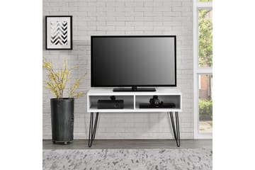 Owen TV-benk 107x50 cm Hvit - Dorel Home - Møbler - TV- & Mediamøbler - TV benk & mediabenk