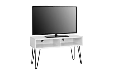 Owen TV-benk 107x50 cm Hvit - Dorel Home - Møbler - TV- & Mediamøbler - TV benk & mediabenk