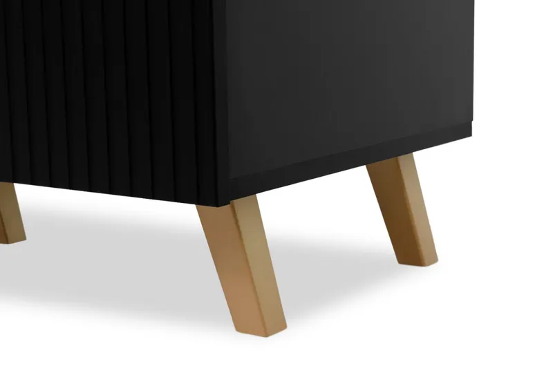 Pafos Tv-benk 40x52x150 cm - Svart - Møbler - TV- & Mediamøbler - TV benk & mediabenk