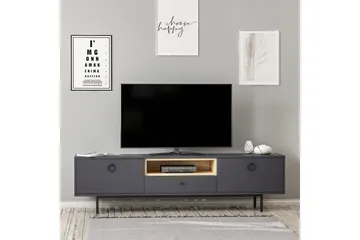 Papias TV-benk 180 cm - Antrasitt - Møbler - TV- & Mediamøbler - TV benk & mediabenk