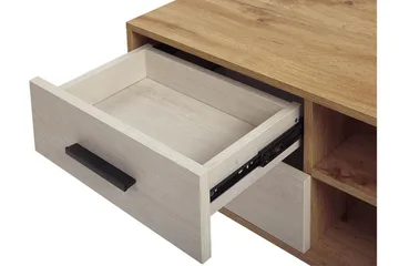 Poblat TV-Benk 120 cm - Hvit - Møbler - TV- & Mediamøbler - TV benk & mediabenk