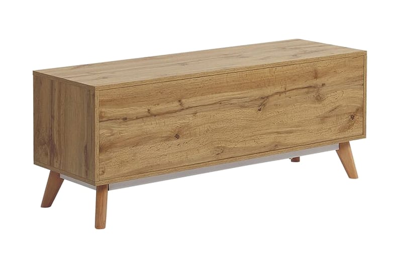 Poblat TV-Benk 120 cm - Hvit - Møbler - TV- & Mediamøbler - TV benk & mediabenk