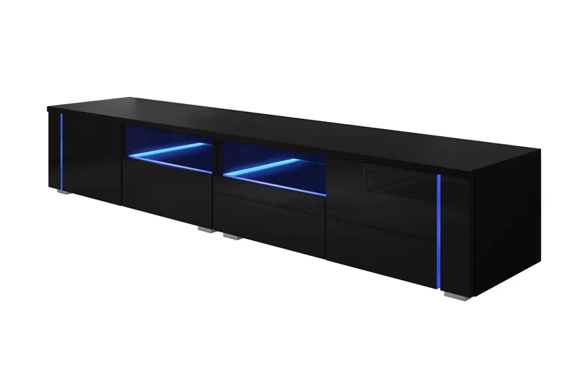 Portvasgo TV-Benk 100 cm - Svart - Møbler - TV- & Mediamøbler - TV benk & mediabenk