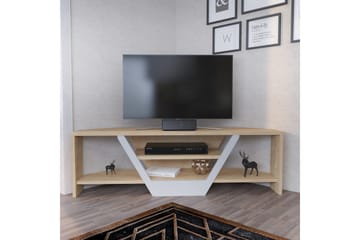 Rinorea Tv-benk 120x36,8 cm - Hvit - Møbler - TV- & Mediamøbler - TV benk & mediabenk