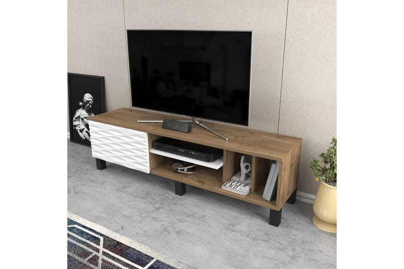 Rinorea Tv-benk 140x40,3 cm - Brun - Møbler - TV- & Mediamøbler - TV benk & mediabenk