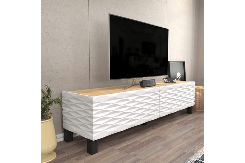 Rinorea Tv-benk 149,2x38 cm - Blå - Møbler - TV- & Mediamøbler - TV benk & mediabenk