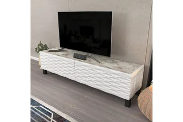 Rinorea Tv-benk 149,2x38 cm - Hvit - Møbler - TV- & Mediamøbler - TV benk & mediabenk