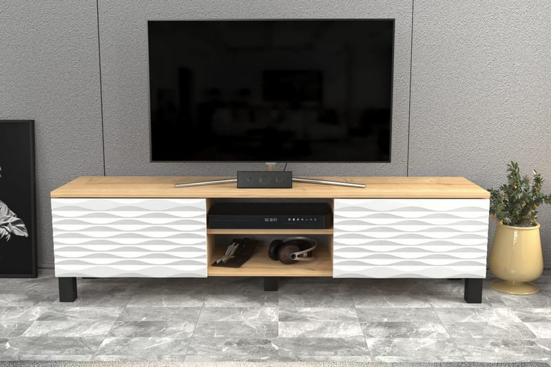 Rinorea Tv-benk 150x40,3 cm - Blå - Møbler - TV- & Mediamøbler - TV benk & mediabenk