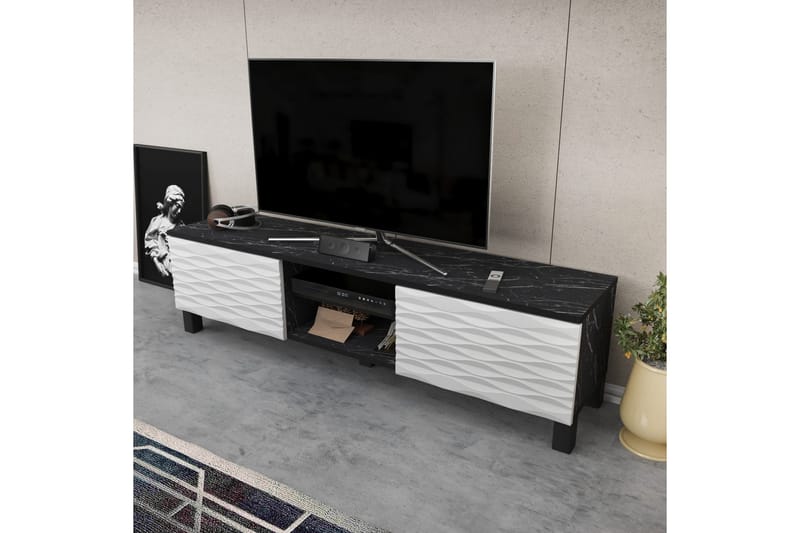 Rinorea Tv-benk 150x40,3 cm - Svart - Møbler - TV- & Mediamøbler - TV benk & mediabenk