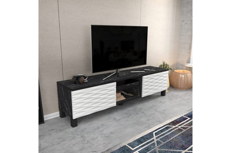 Rinorea Tv-benk 150x40,3 cm - Svart - Møbler - TV- & Mediamøbler - TV benk & mediabenk