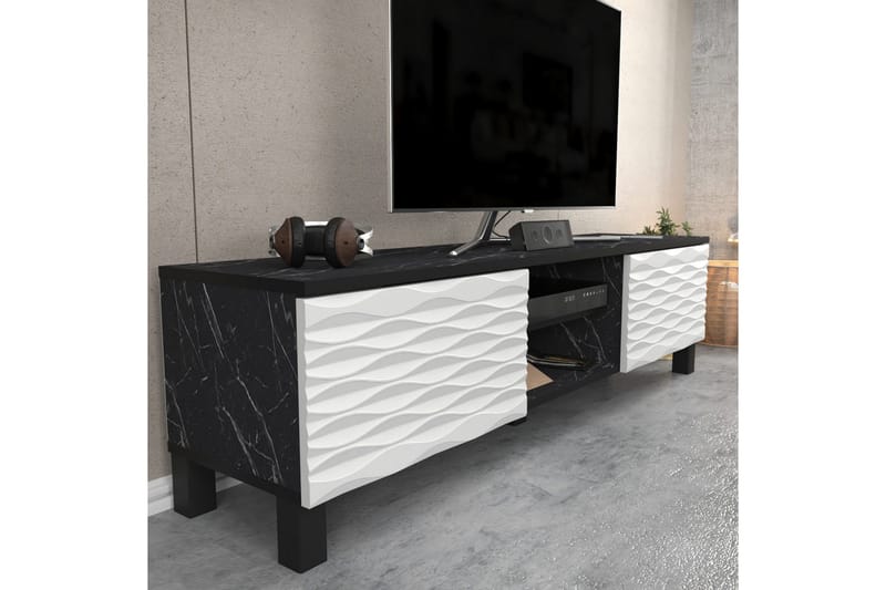 Rinorea Tv-benk 150x40,3 cm - Svart - Møbler - TV- & Mediamøbler - TV benk & mediabenk
