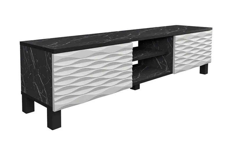 Rinorea Tv-benk 150x40,3 cm, Svart