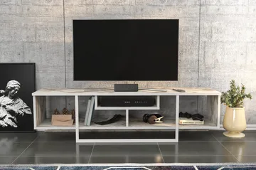 Rinorea Tv-benk 150x40 cm - Hvit - Møbler - TV- & Mediamøbler - TV benk & mediabenk