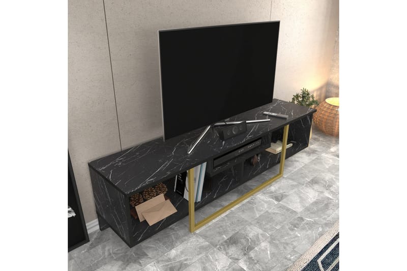 Rinorea Tv-benk 150x40 cm - Svart - Møbler - TV- & Mediamøbler - TV benk & mediabenk