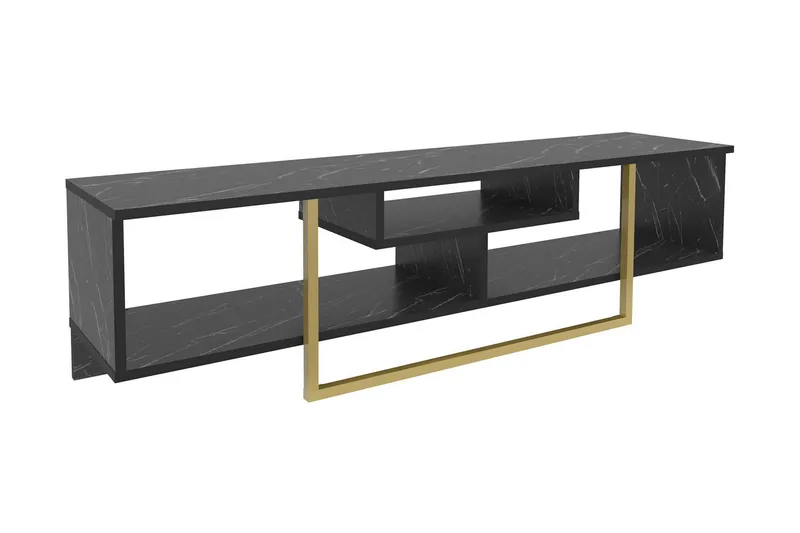 Rinorea Tv-benk 150x40 cm, Svart