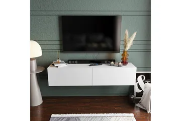 Rinorea Tv-benk 159,7x34,1 cm - Hvit - Møbler - TV- & Mediamøbler - TV benk & mediabenk