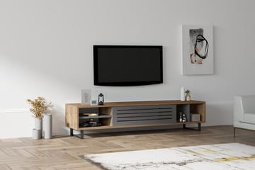 Rinorea Tv-benk 160x35 cm - Brun - Møbler - TV- & Mediamøbler - TV benk & mediabenk