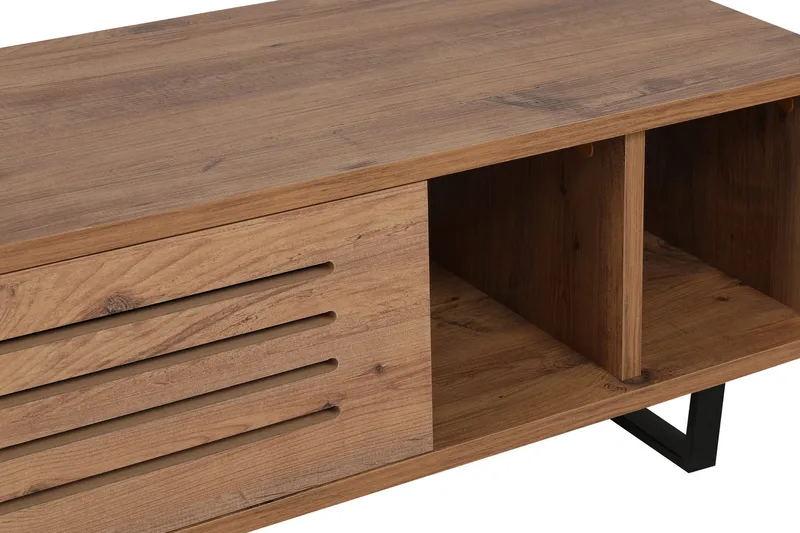 Rinorea Tv-benk 160x35 cm - Grønn - Møbler - TV- & Mediamøbler - TV benk & mediabenk