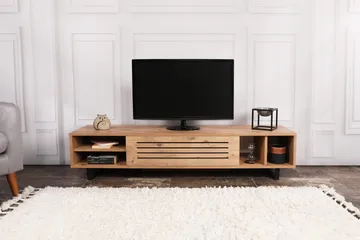Rinorea Tv-benk 160x35 cm - Grønn - Møbler - TV- & Mediamøbler - TV benk & mediabenk