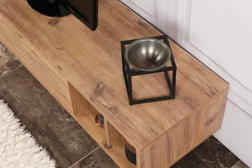 Rinorea Tv-benk 160x35 cm - Grønn - Møbler - TV- & Mediamøbler - TV benk & mediabenk