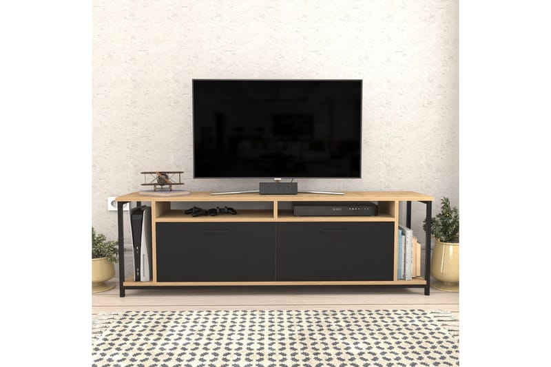 Rinorea Tv-benk 160x50,8 cm - Brun - Møbler - TV- & Mediamøbler - TV benk & mediabenk