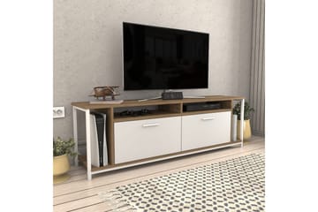 Rinorea Tv-benk 160x50,8 cm - Hvit - Møbler - TV- & Mediamøbler - TV benk & mediabenk