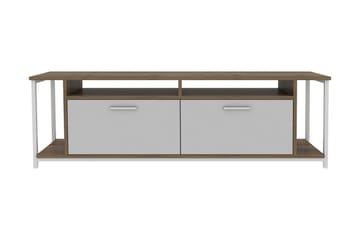 Rinorea Tv-benk 160x50,8 cm - Hvit - Møbler - TV- & Mediamøbler - TV benk & mediabenk