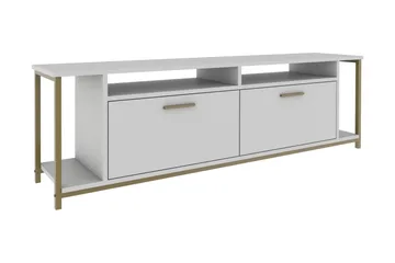 Rinorea Tv-benk 160x50,8 cm - Hvit - Møbler - TV- & Mediamøbler - TV benk & mediabenk