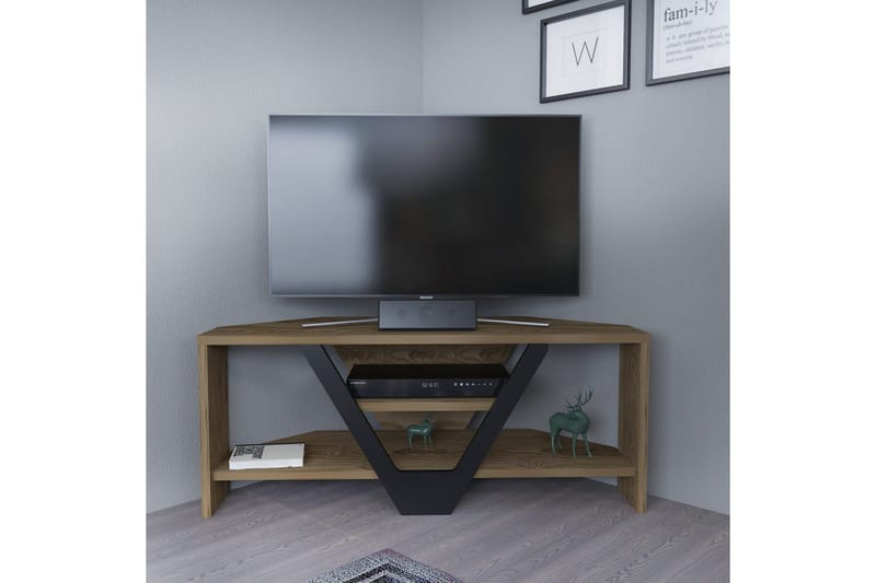 Rinorea Tv-benk 90x36,8 cm - Brun - Møbler - TV- & Mediamøbler - TV benk & mediabenk