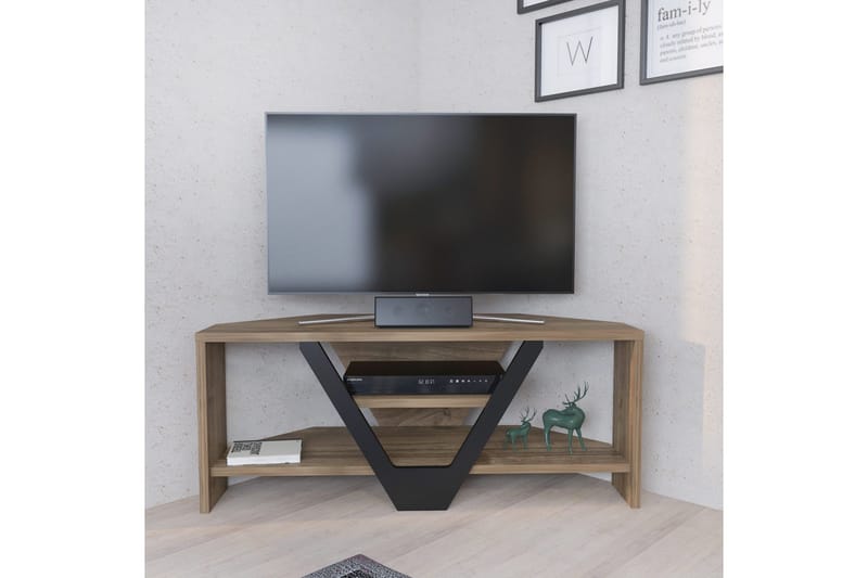 Rinorea Tv-benk 90x36,8 cm - Brun - Møbler - TV- & Mediamøbler - TV benk & mediabenk