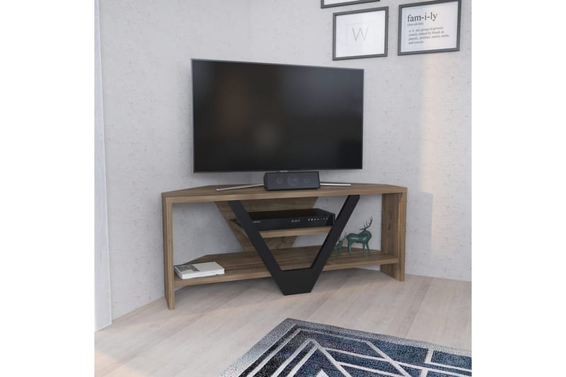 Rinorea Tv-benk 90x36,8 cm - Brun - Møbler - TV- & Mediamøbler - TV benk & mediabenk