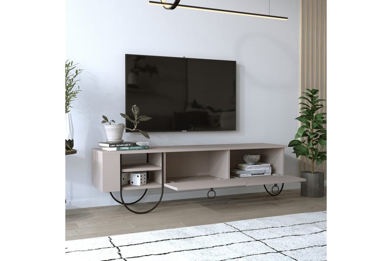 Riskalen TV-benk 150 cm - Grå - Møbler - TV- & Mediamøbler - TV benk & mediabenk