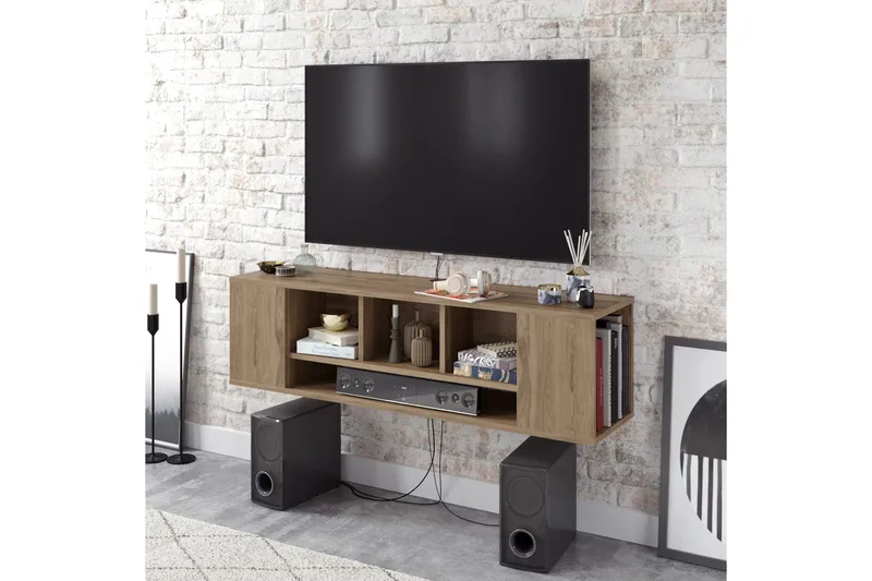 Risnabben TV-benk 135 cm - Brun - Møbler - TV- & Mediamøbler - TV benk & mediabenk