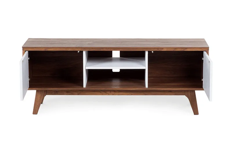 Rogester Tv-Benk 40x142 Cm - Hvit - Møbler - TV- & Mediamøbler - TV benk & mediabenk