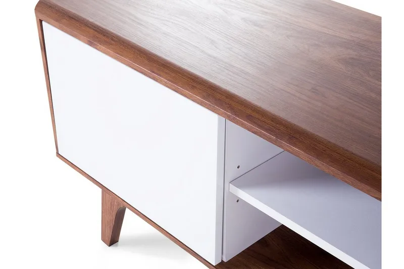 Rogester Tv-Benk 40x142 Cm - Hvit - Møbler - TV- & Mediamøbler - TV benk & mediabenk